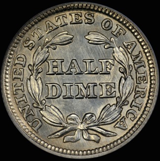 Half Dime Reverse