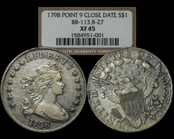1798 $1 NGC XF45
