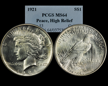 1921 Peace high relief