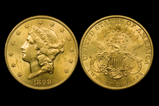 1898 $20 gold